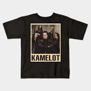 Haven for Knights Kamelots-Inspired Shirts, Melodic Metal Legacies Embodied in Fashion Kids T-Shirt